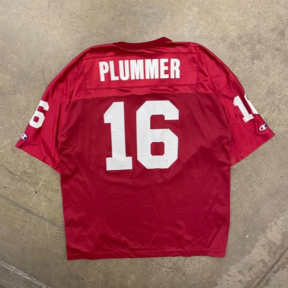 Vintage Jake Plummer Arizona Cardinals NFL Champion 90s Red Football Jersey L